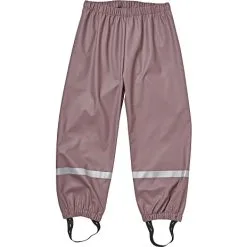 Basecamp Børne Regnbukser Str. 128 - Mørkerosa