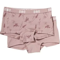 808 Børne 2-pak Hipsters Str. 2 år - Rosa/printet