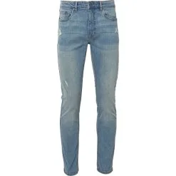 VRS Man Basic VRS Herre Jeans Slim Fit Str. 38/32 - Lyseblå