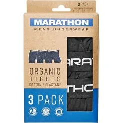Marathon Herre 3-pak Tights Str. M - Sort