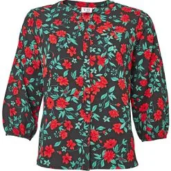 VRS Woman Fashion VRS Dame Bluse 3/4 ærmet Str. XL - Printet