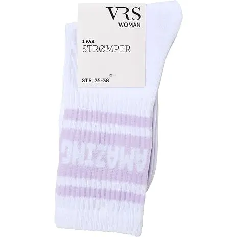 VRS WOMAN VRS Dame Tennisstrømper Str. 39/42 - Printet