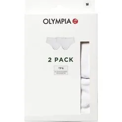 Olympia Herre 2-pak Trusse Str. 2XL - Hvid