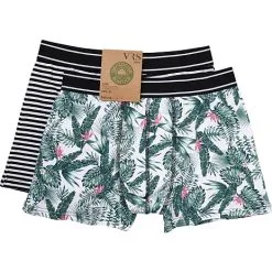 VRS Man VRS Herre 2-pak Tights Str. 4XL - Printet