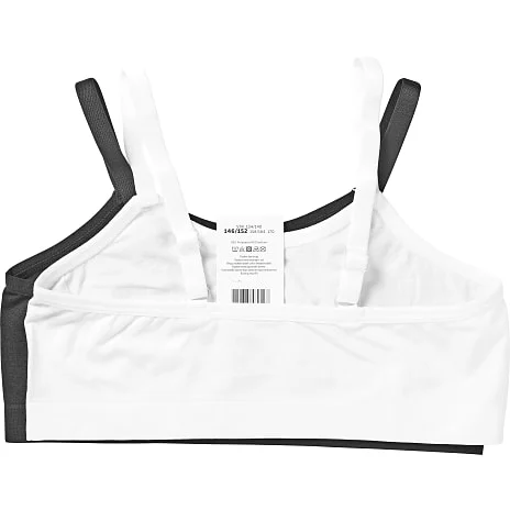 VRS Junior VRS Teen 2-pak Microfiber Top Str. 170 - Sort/hvid - Billede 2
