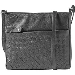 Andre Mærker Skindtaske - Sort