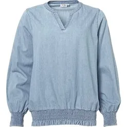 VRS Woman Fashion VRS Dame Bluse Str. XL - Lyseblå