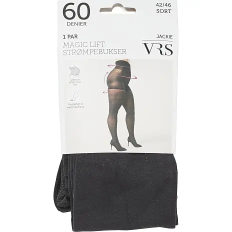 VRS Woman Jackie VRS Strømpebukser Magic Lift Str. 48/50 - Sort