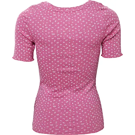 VRS Woman Basic VRS Dame Rib T-shirt Str. XL - Printet - Billede 2