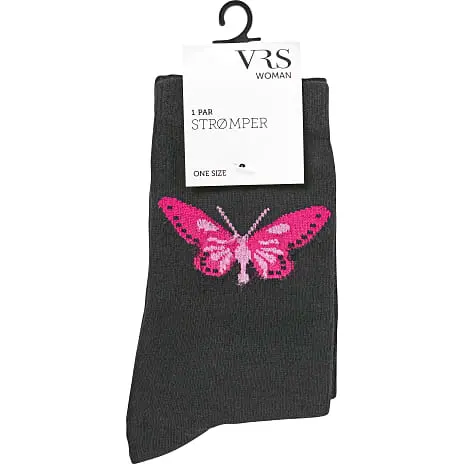 VRS WOMAN VRS Dame Strømper Str. Onesize - Printet