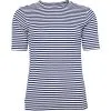VRS Woman Fashion VRS Dame T-shirt Rib Str. 2XL - Stribet