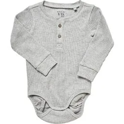 VRS Mini Basic VRS Baby Body Langærmet Str. 92 - Grå
