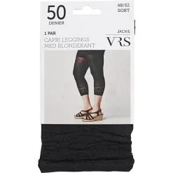 VRS Woman Jackie VRS Dame Capri Leggings 50D Str. 54/56 - Sort