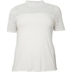 VRS Woman Jackie Basic VRS Dame Blonde T-shirt Str. 52 - Råhvid