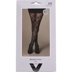 Beautiful By VRS VRS Dame Strømpebukser Firenze 20D Str. 2XL - Sort