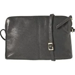 Andre Mærker Skindtaske - Sort