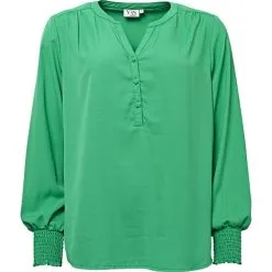 VRS Woman Fashion VRS Dame Trøje Med V-hals Str. M - Grøn