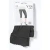 VRS WOMAN Dame Capri Leggings Med Blondekant Str. L/XL - Sort