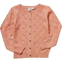 VRS Kids VRS Børne Strik Cardigan Str. 134/140 - Orange