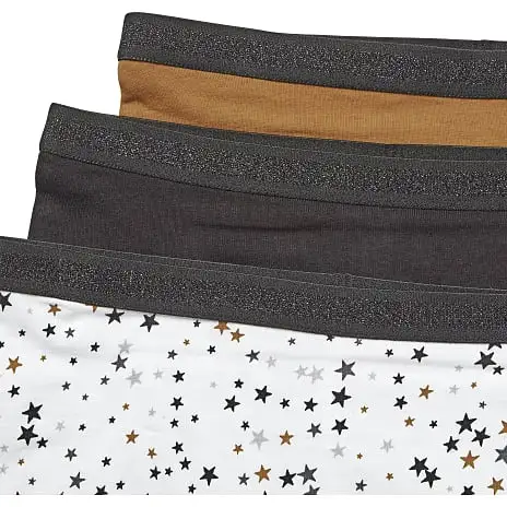 VRS Junior VRS Teen 3-pak Hipsters Str. 134/140 - Multifarvet - Billede 3