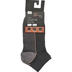 VRS Sport VRS Unisex Kvarte Strømper Str. 43/46 - Sort