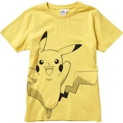 Licens Pokémon Børne T-shirt Str. 146/152 - Gul