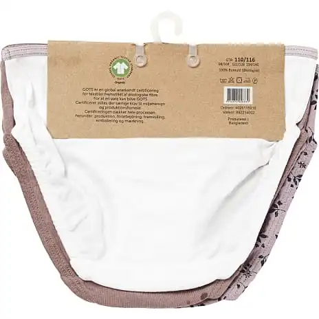 VRS Kids VRS Børne 5-pak Trusser Str. 134/140 - Multifarvet - Billede 2