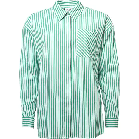 VRS Woman Fashion VRS Dame Oversize Skjorte Str. L - Stribet