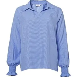 VRS Woman Fashion VRS Dame Bluse Str. M - Blå