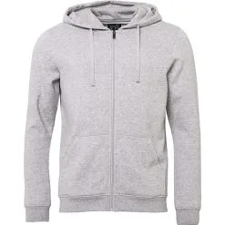 VRS Man Basic VRS Herre Hættetrøje Str. 2XL - Lysegrå