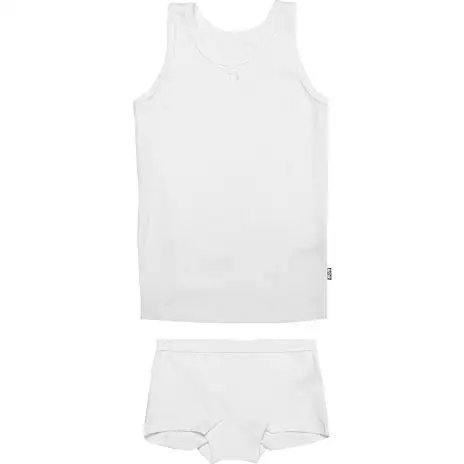 808 Børne Undertøjssæt Str. 10 år - Hvid