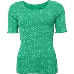VRS Woman Basic VRS Dame Rib T-shirt Str. XL - Printet