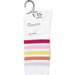 VRS WOMAN VRS Dame Tennisstrømper Str. 39/42 - Stribet