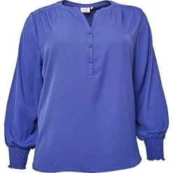 VRS Woman Jackie VRS Dame Trøje Med V-hals Str. 52 - Blå