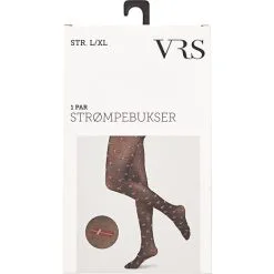 VRS WOMAN VRS Dame Fodbold Fan Strømpebukser Med Flag Str. L/XL - Printet