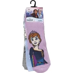 FROZEN Børne 5-pak Strømper Str. 31/34 - Multifarvet