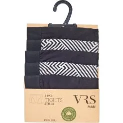 VRS Man 5-pak Herre Tights Str. M - Multifarvet