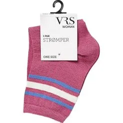 VRS WOMAN VRS Dame Glimmerstrømper Tennis Str. Onesize - Printet