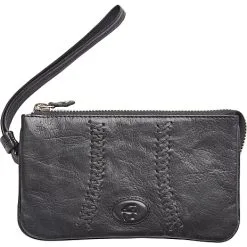 Andre Mærker Dame Skind Clutch - Sort