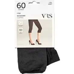 VRS WOMAN VRS Dame Capribuks Microfiber Str. L/XL - Sort