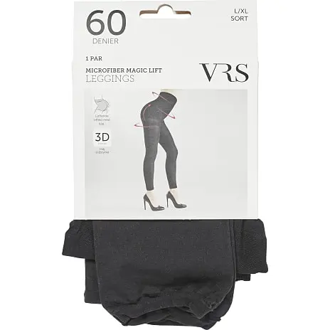 VRS WOMAN VRS Leggings Magic Lift Microfiber Str. S/M - Sort
