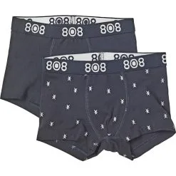808 Børne 2-pak Boxershorts Str. 10 år - Printet