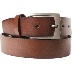 VRS Man VRS Herre Læderbælte Str. 120 Cm - Brun
