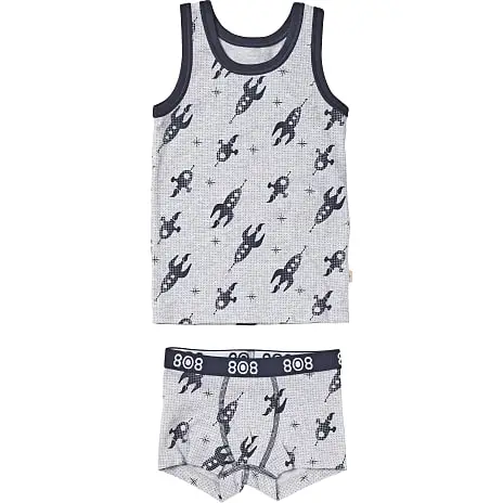 808 Børne Undertøjssæt Str. 4 år - Printet