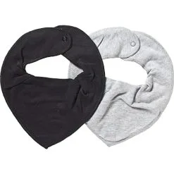 VRS Mini Basic VRS Baby 2-pak Hagesmække - Grå/sort