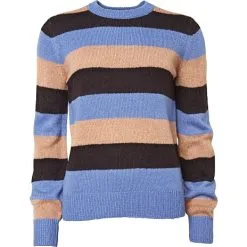 VRS Woman Fashion VRS Dame Striktrøje Str. L - Stribet