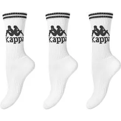 Kappa Herre 3-pak Strømper Str. 43-46 - Sort/hvid