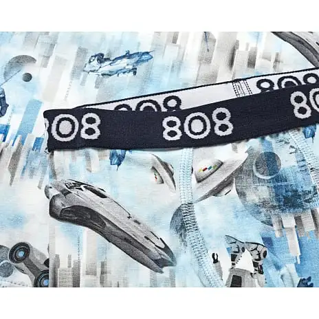 808 Børne Nattøjssæt Str. 10 år - Printet - Billede 3