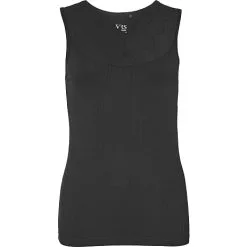 VRS Woman Basic VRS Dame Blondetop Str. L - Sort