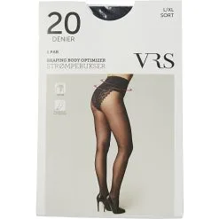 VRS WOMAN VRS Strømpebukser/bodyoptimizer Str. S/M - Sort